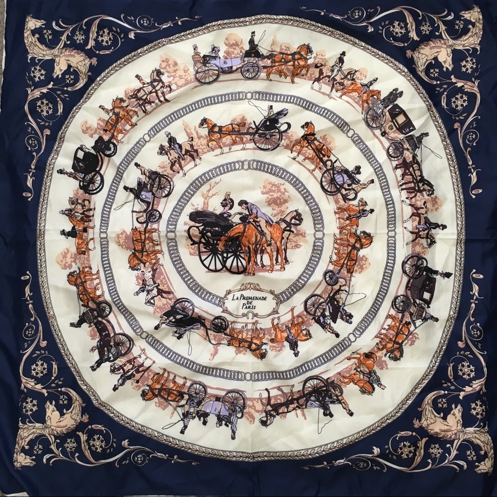 La Promenade de Paris scarf (Hermes design)